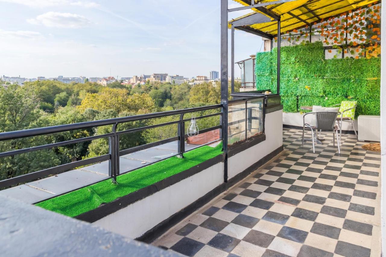 Apartamento Panoramic Cismigiu Park Bucarest Exterior foto